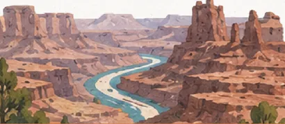 Illustration of the Moab landscape